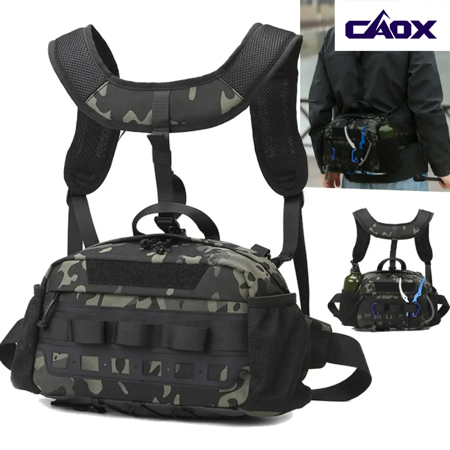 Outdoor Adventure Vest - Men's Hiking Vest Backpack Fishing Tactical
