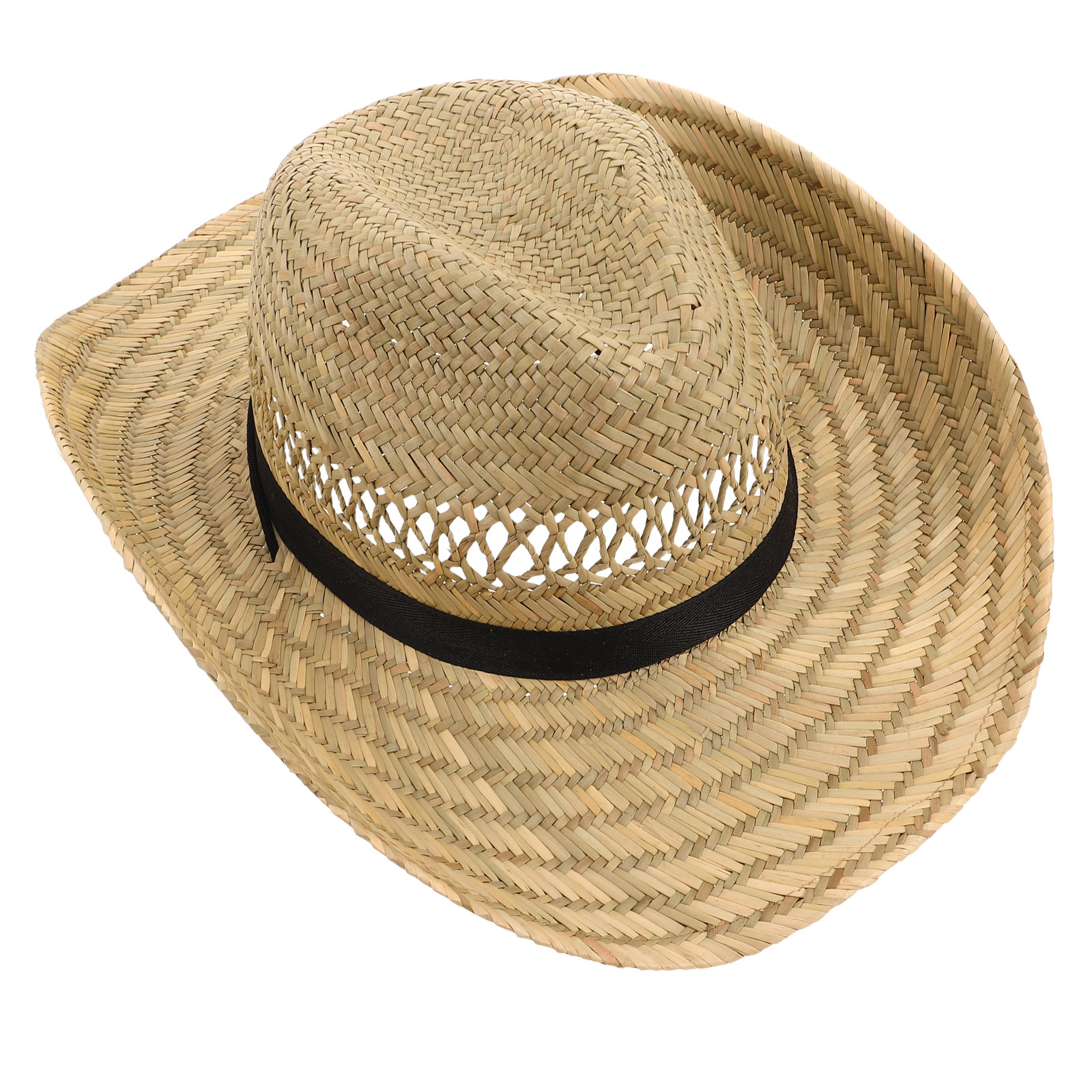 Outdoor Adventure Farm - Straw Cowboy Hat Men Wide Brim