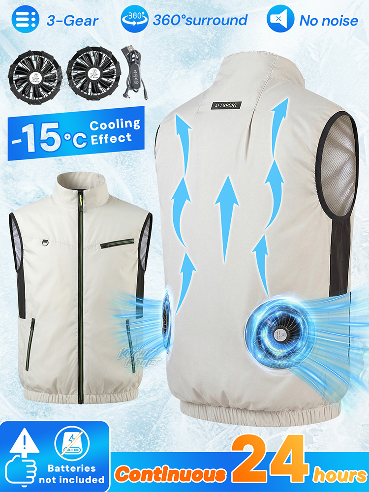 Outdoor Adventure Vest - 2026 Best Choice Fan Vest Wearable