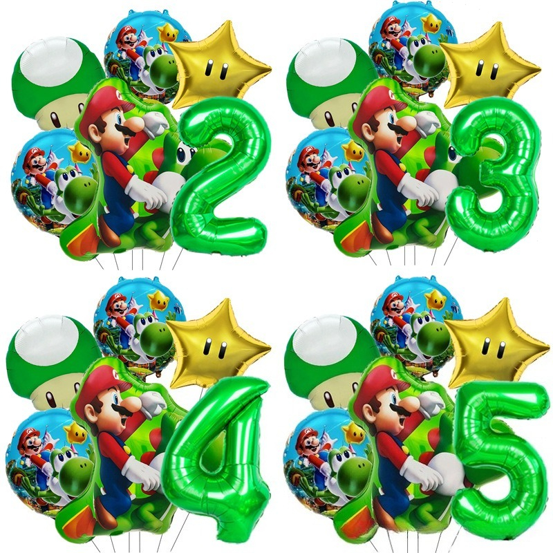 Outdoor Adventure Japan - Retro Arcade Gamer Bros Foil Balloons