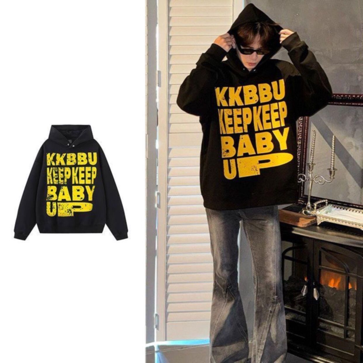 Mens With Hat Hoodies New York - Outdoor Adventure New York ulasan dan harga