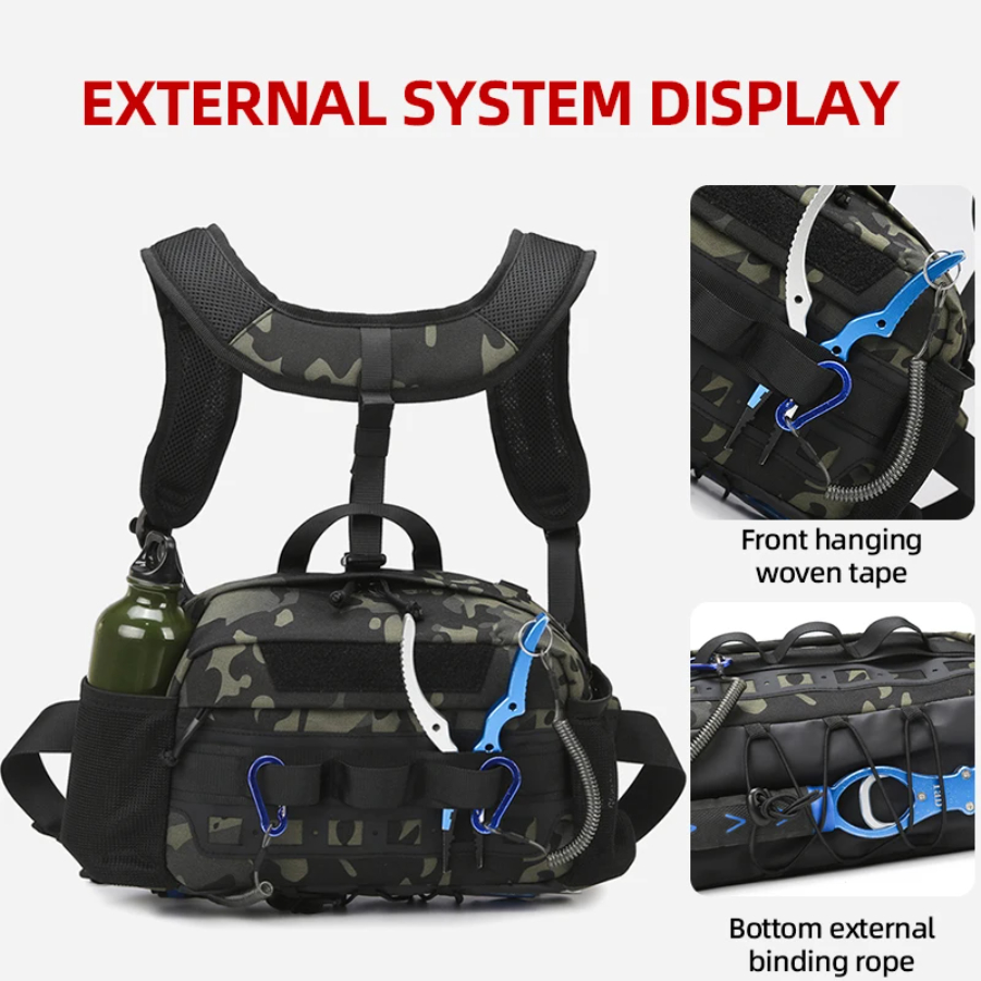 Men's Hiking Vest Backpack Fis - Outdoor Adventure Vest ulasan dan harga