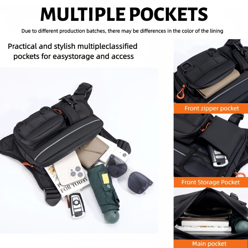Men's Tactical Chest Bag, Runn - Outdoor Adventure Vest ulasan dan harga