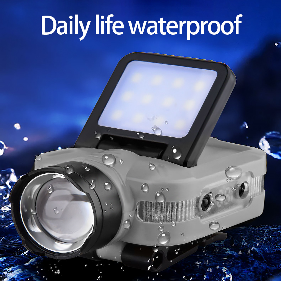 Mini Multifunctional LED Senso - Headlamp Waterproof Rechargeable ulasan dan harga
