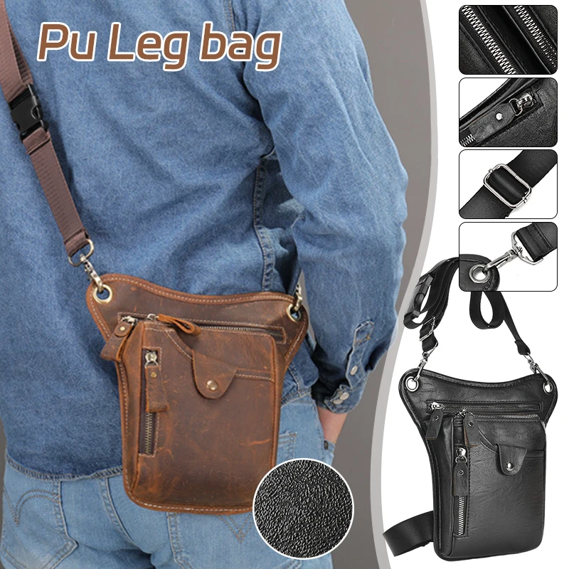 Leather Waist Pack Drop Leg Ba - Outdoor Adventure Japan ulasan dan harga