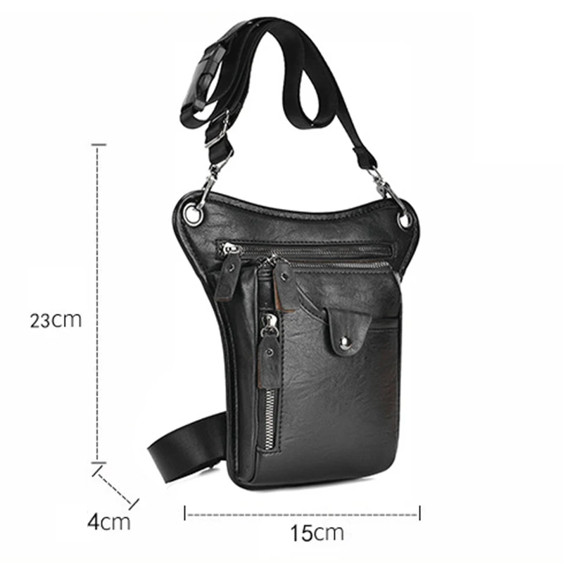 Leather Waist Pack Drop Leg Ba - Outdoor Adventure Japan ulasan dan harga
