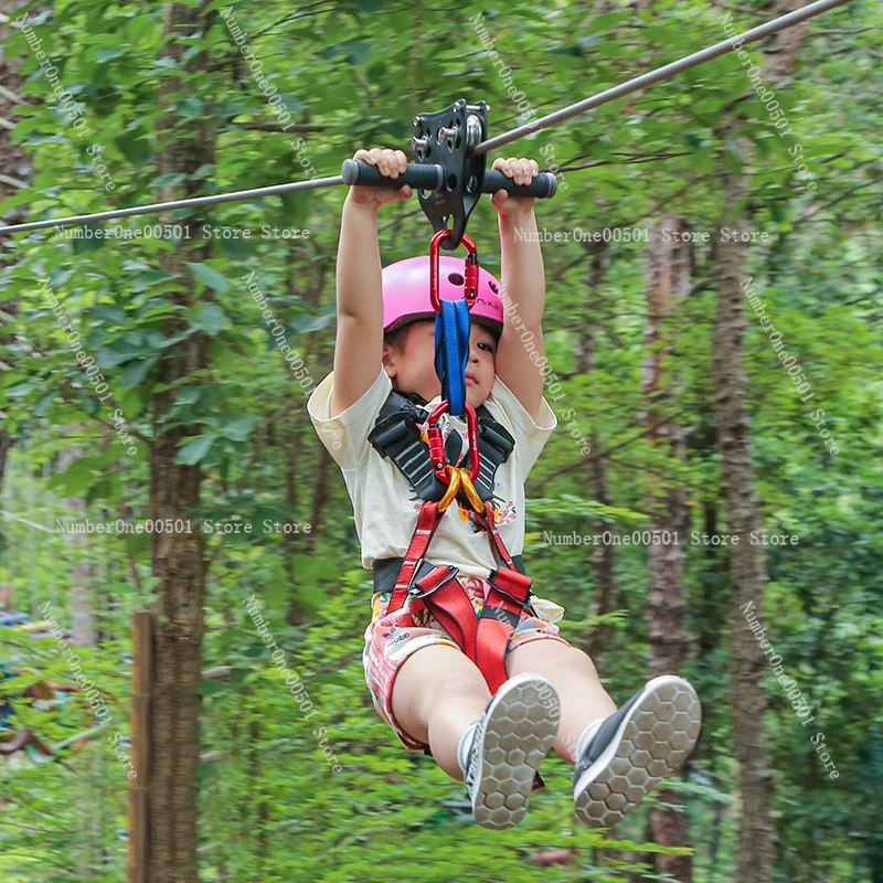 Kids Zipline Kit Playground Pu - Outdoor Adventure Zipline ulasan dan harga