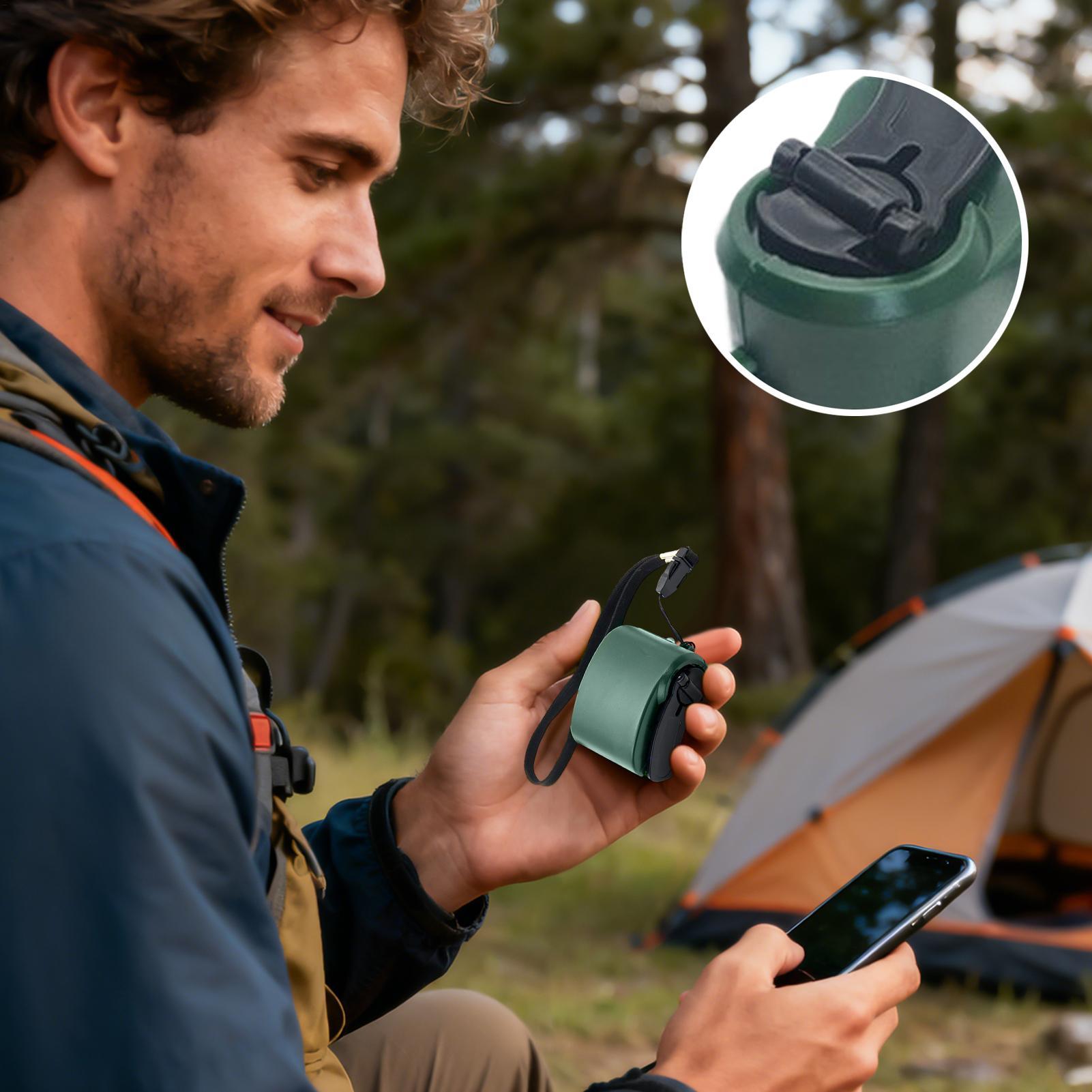 Hand Crank Cell Phone Charger  - Outdoor Adventure Backpack ulasan dan harga