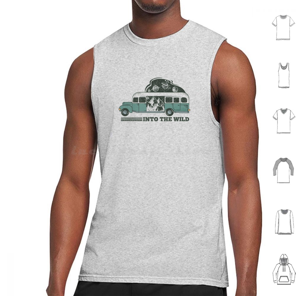 Into The Wild Tank Tops Vest S - Outdoor Adventure Cinema ulasan dan harga