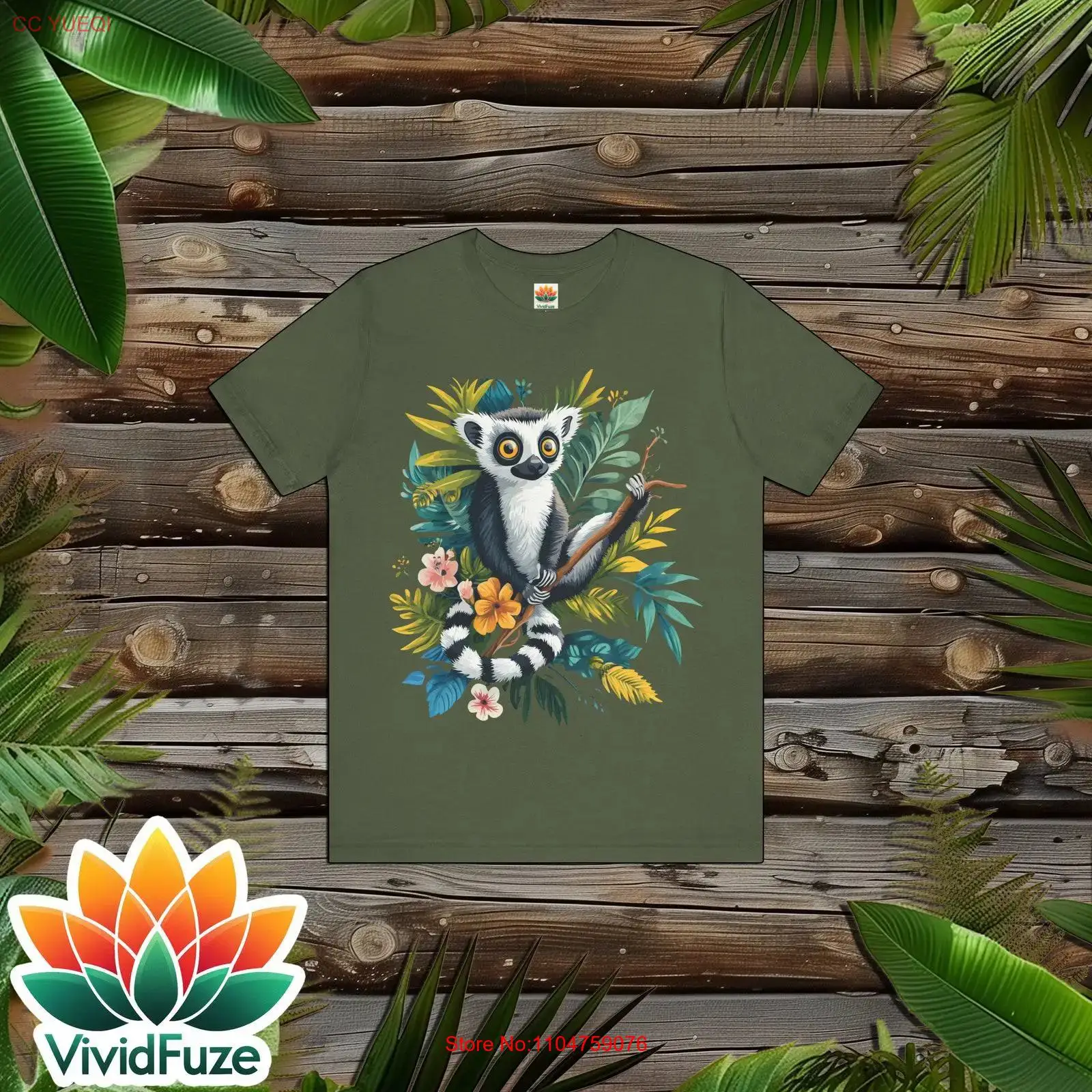 Lemur Adult T Shirt Soft Cotto - Outdoor Adventure Enthusiast ulasan dan harga