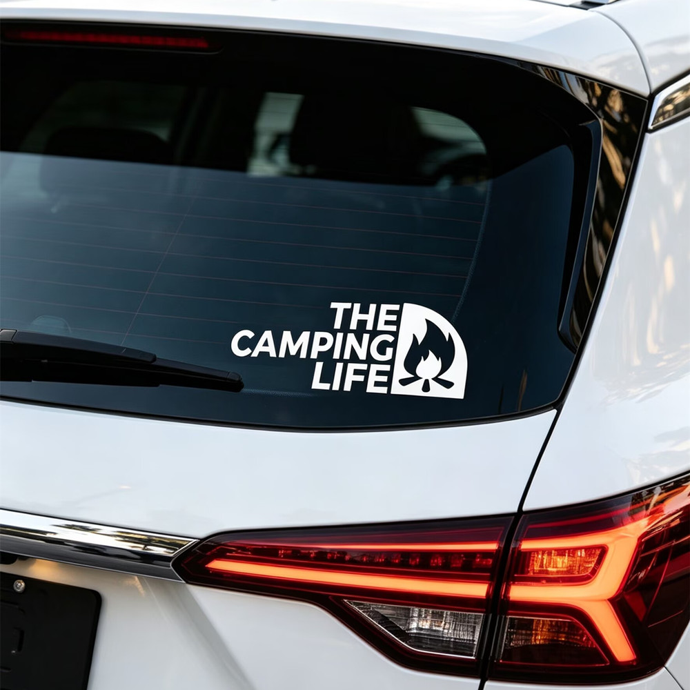 Fun Camping Adventure Vinyl De - Outdoor Adventure Enthusiast ulasan dan harga
