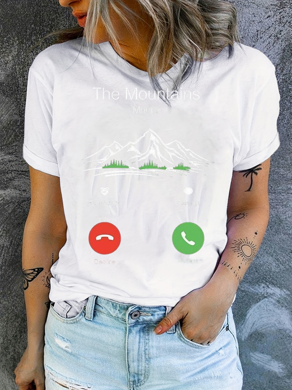 Adventure Call Print Crewneck  - Outdoor Adventure Enthusiast ulasan dan harga