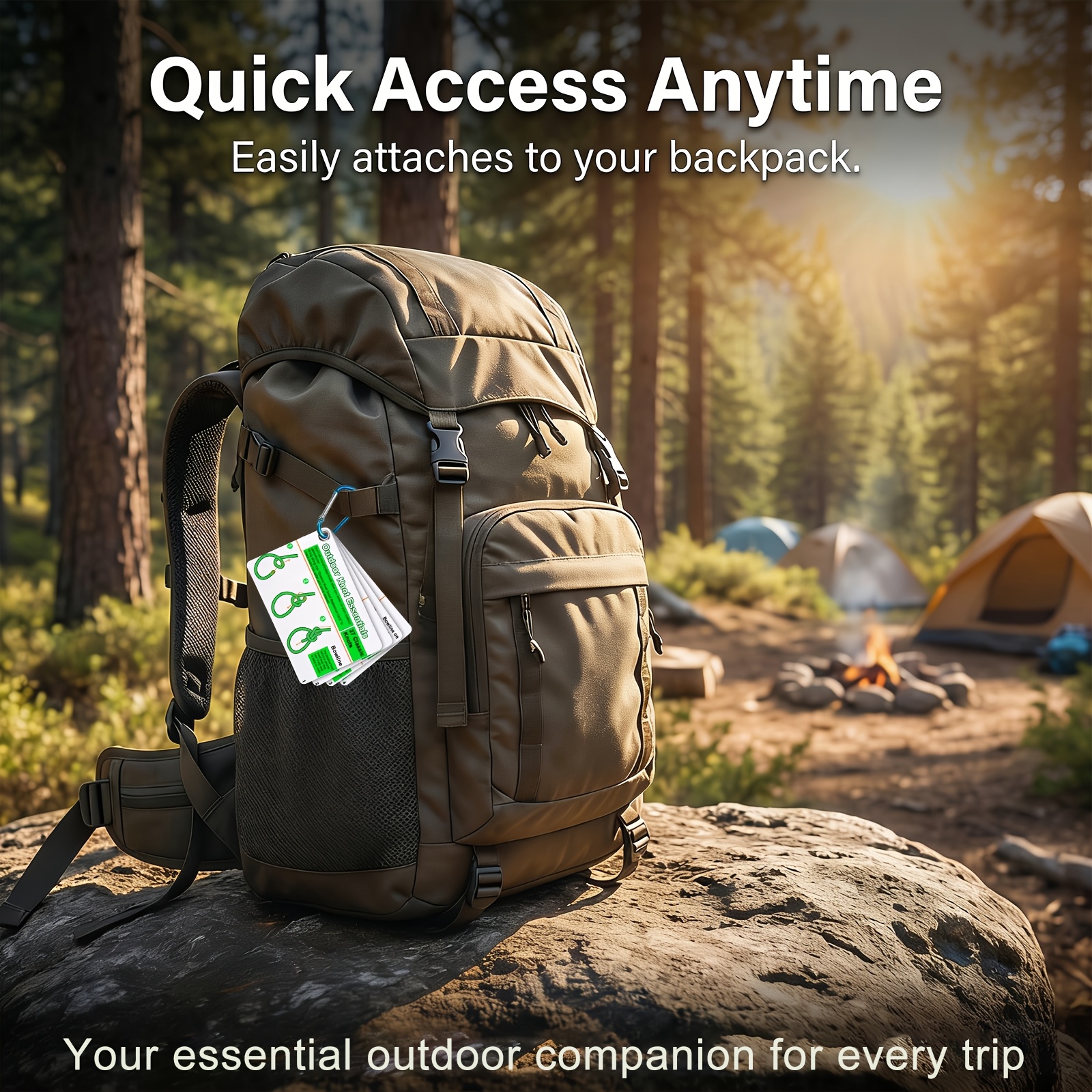 Outdoor Knots Pocket Guide Wat - Outdoor Adventure Backpack ulasan dan harga