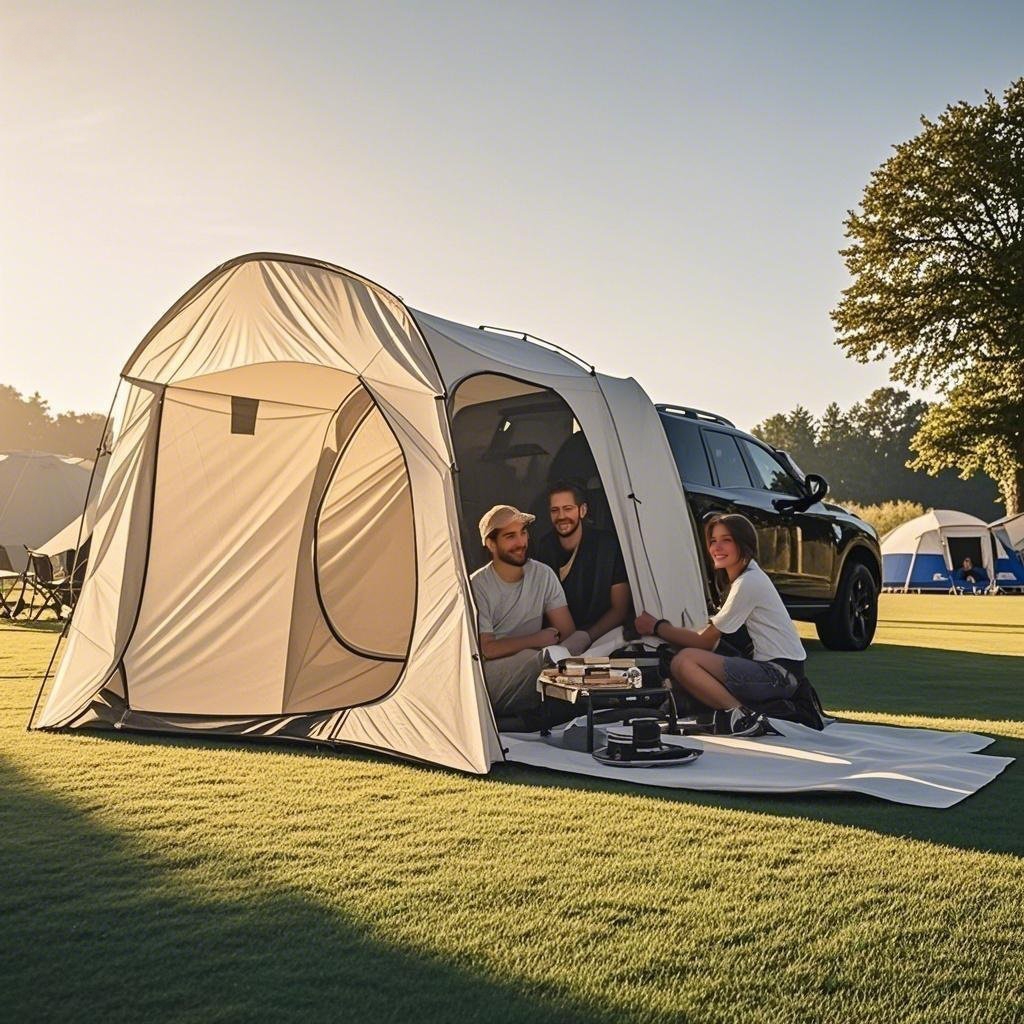 Off-Road Car Tent SUV Tailgate - Outdoor Adventure Dome Shelter ulasan dan harga