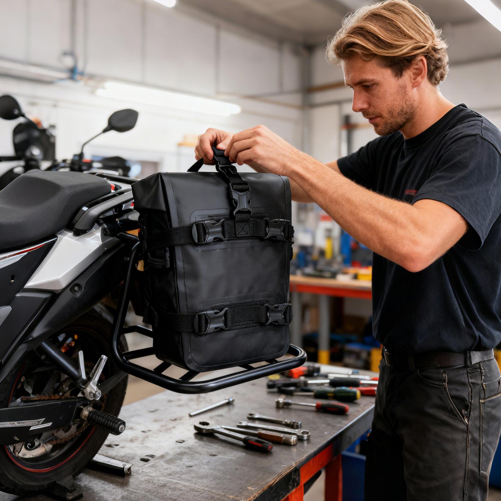 Motorcycle Side Bag Waterproof - Outdoor Adventure Backpack ulasan dan harga