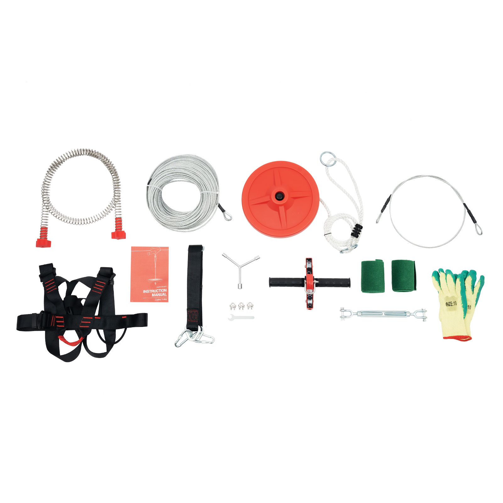 Zipline Kit, Outdoor Play, Bac - Outdoor Adventure Zipline ulasan dan harga