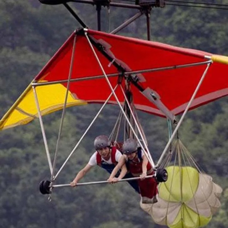 Outdoor Gliding Zipline Swingi - Outdoor Adventure Zipline ulasan dan harga