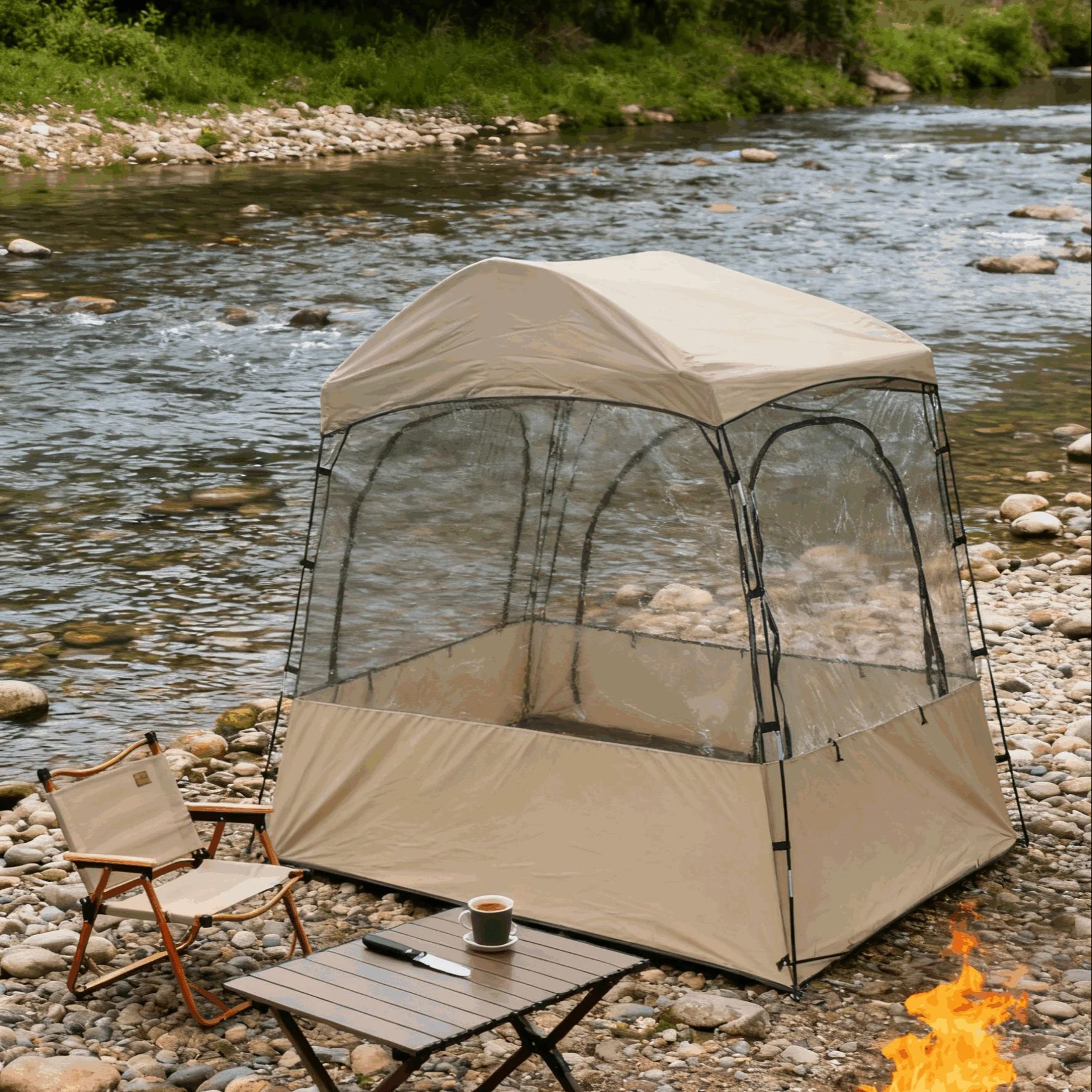 Gardens, Patios, Outdoor Adven - Outdoor Adventure Dome Shelter ulasan dan harga