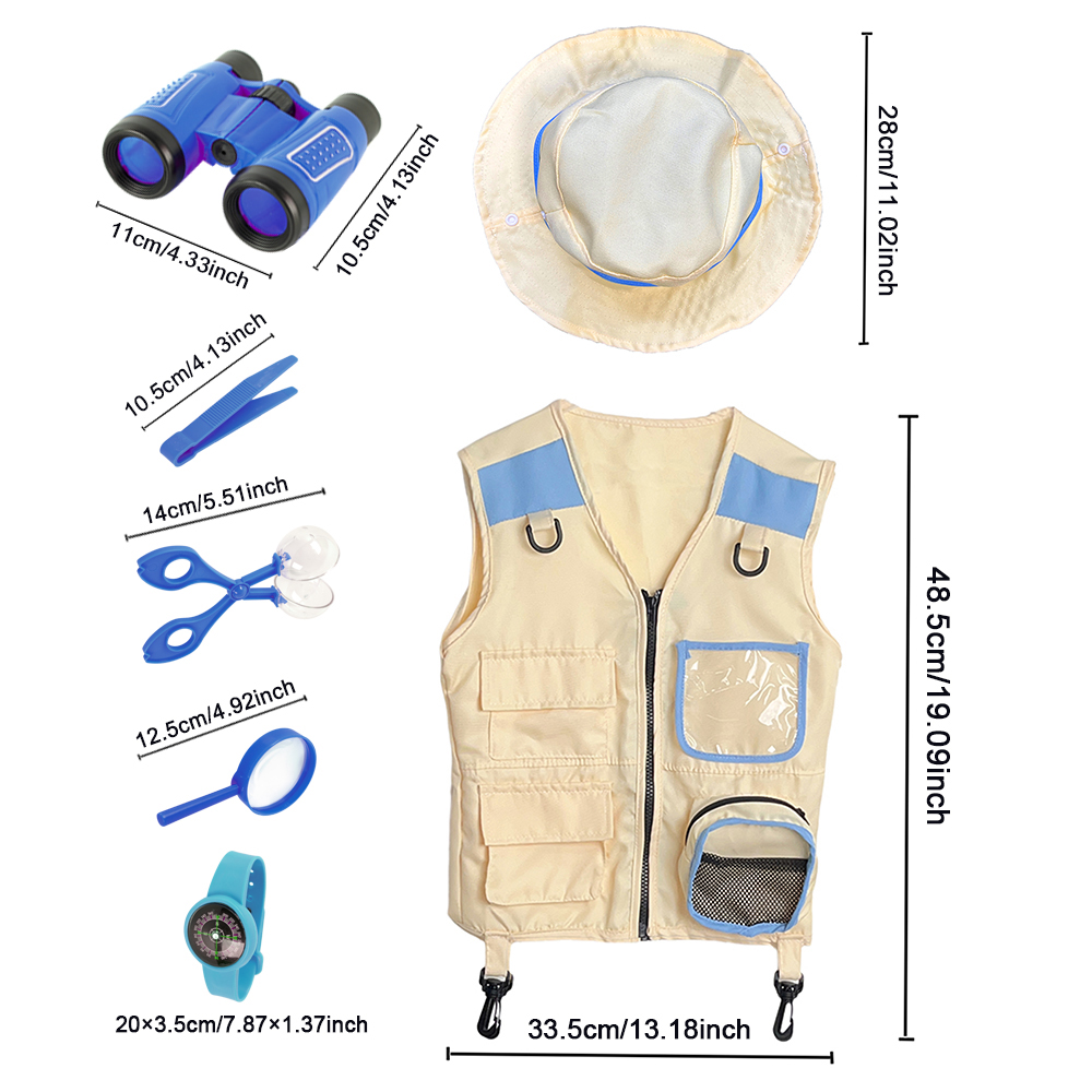 7-piece set of children's outd - Outdoor Adventure Vest ulasan dan harga