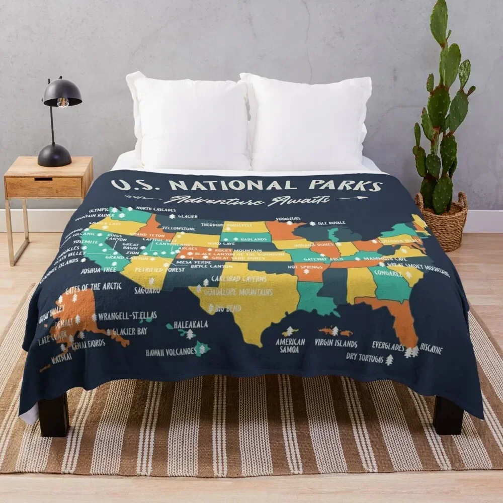 U.S National Parks Map - Adven - Outdoor Adventure U Of U ulasan dan harga
