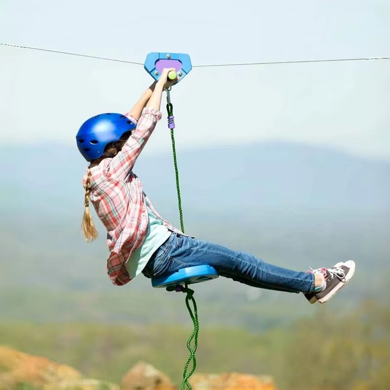 Zipline Game Set Outdoor zipli - Outdoor Adventure Zipline ulasan dan harga
