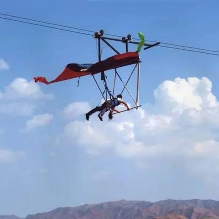 Outdoor Gliding Zipline Swingi - Outdoor Adventure Zipline ulasan dan harga