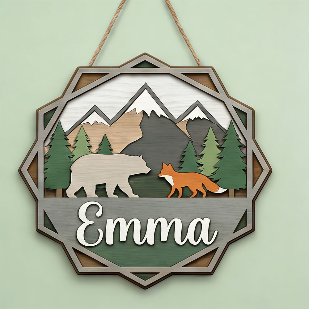 Personalized Rustic Forest Adv - Outdoor Adventure Names ulasan dan harga